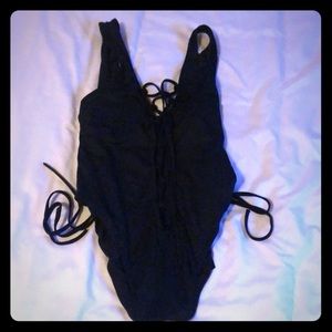 One piece bathing suit